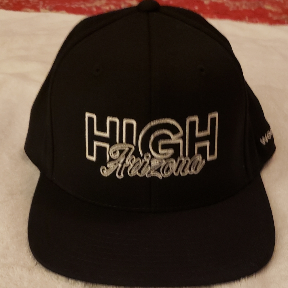 Hat/baseball cap. Black. One size. NWOT. High Arizona logo